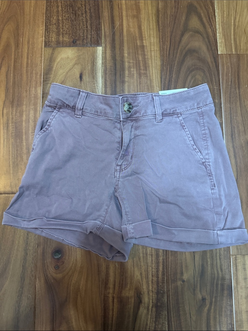 Kohl's Mauve Rolled-Hem Jean Shorts
